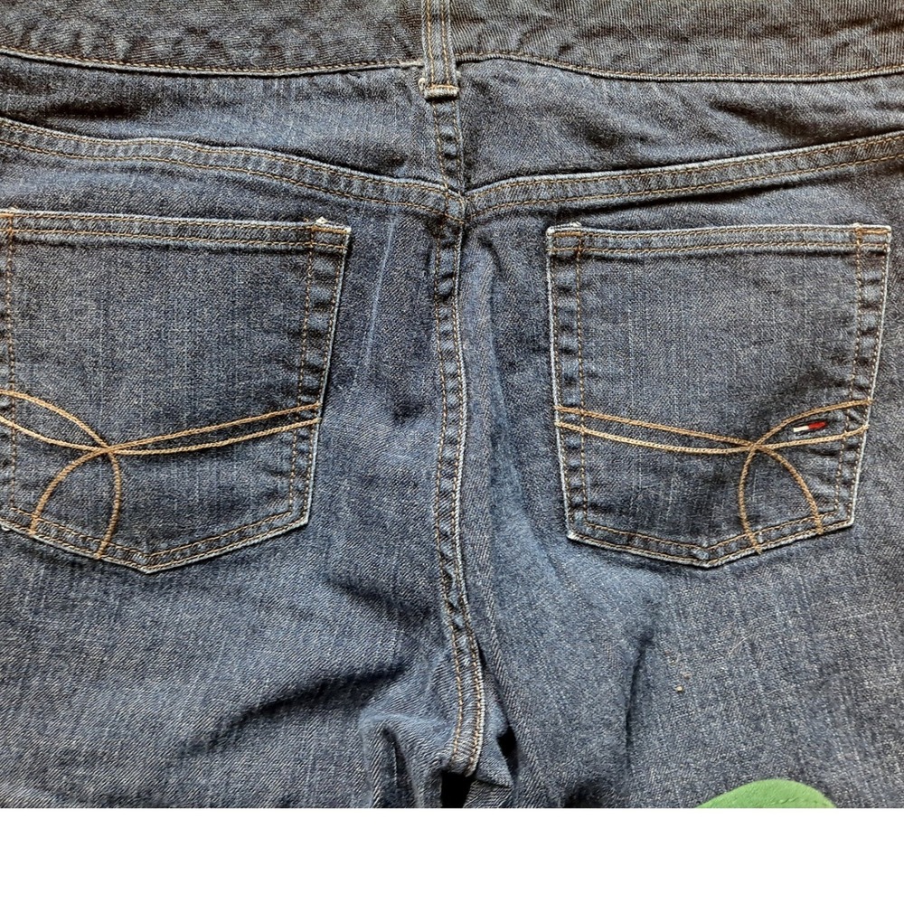 Tommy Hilfiger‎ Womens Jeans Blue Denim Size 12S Straight Leg Crop - Picture 5 of 8